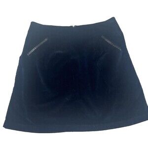 ELLERMAN Straight Skirt Lined Blue Black Size 16
